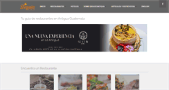 Desktop Screenshot of degustantigua.com